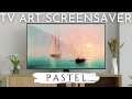 Pastel art screensaver for your tv  vintage paintings slideshow  turn your tv into a painting