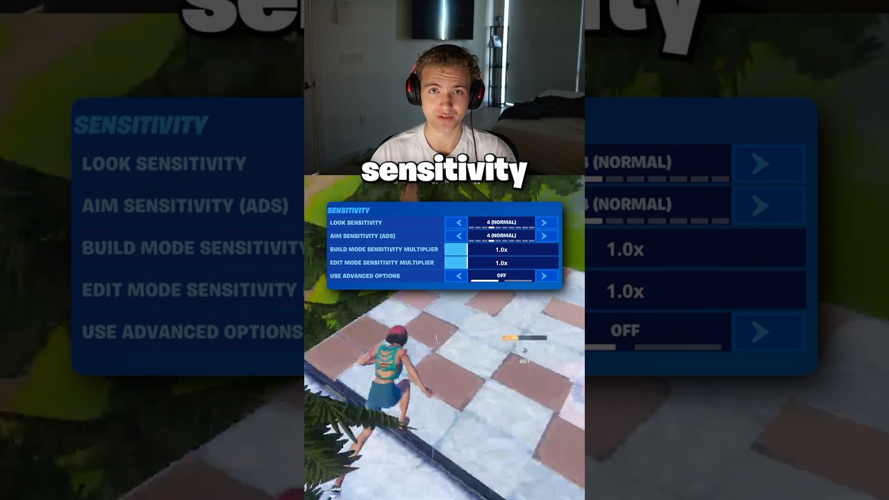 *НАСТОЯЩАЯ* ЛУЧШАЯ чувствительность контроллера в Fortnite…🤯🎮