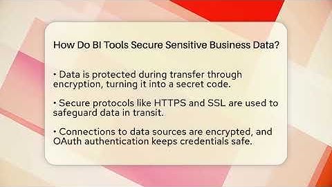 How Do BI Tools Secure Sensitive Business Data? - The SaaS Pros Breakdown