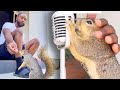 LA Creator Shares Bond With Squirrels While Advocating for Mental Health