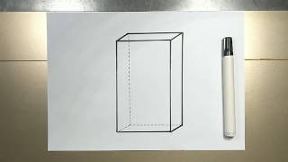How to draw RECTANGULAR PRISM (Share Map) step by step
