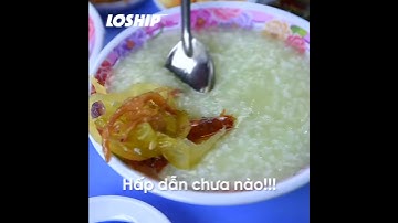 Xì xụp CHÁO TRẮNG LÁ DỨA ngày mưa