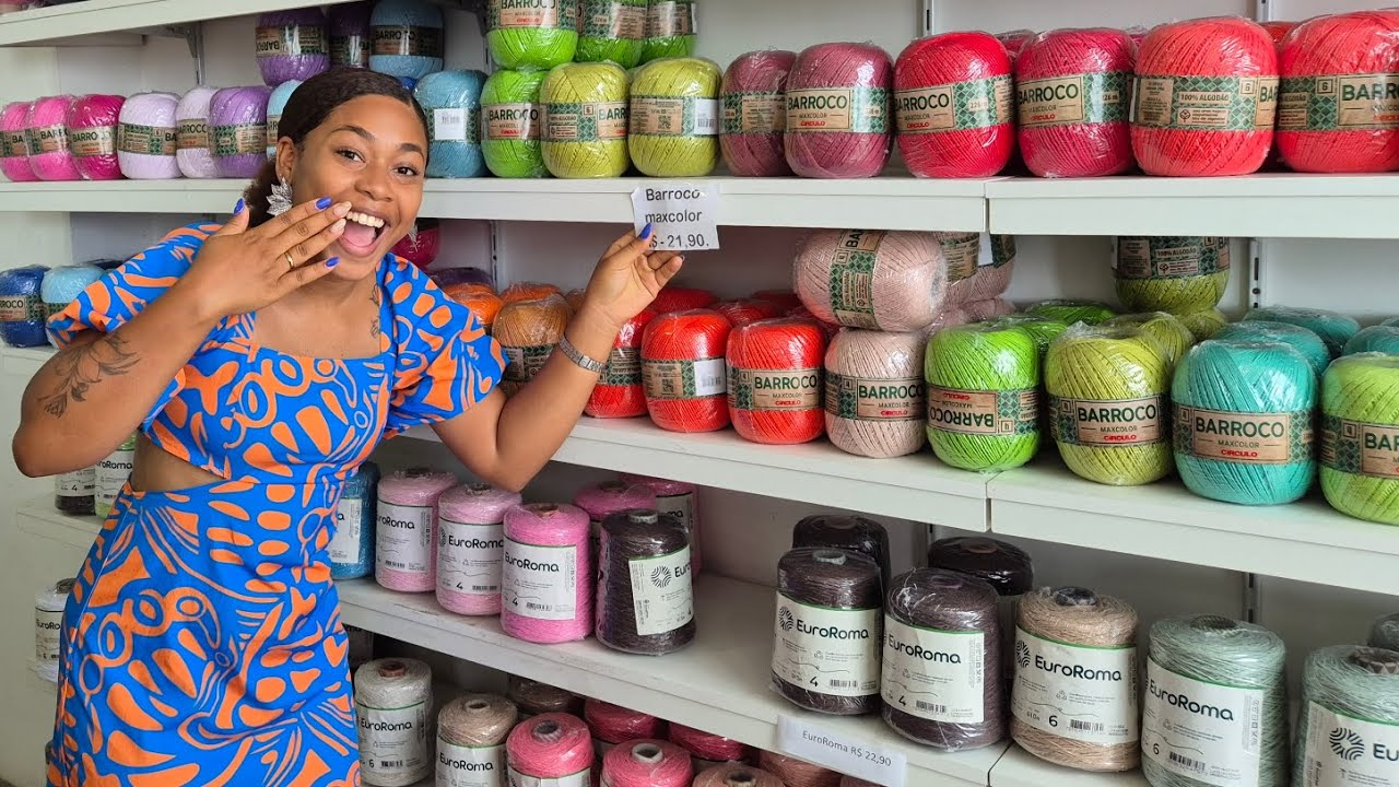 💸PREÇO dos BARBANTES e LINHAS no interior da BAHIA!😱fiquei chocada, vem ver!