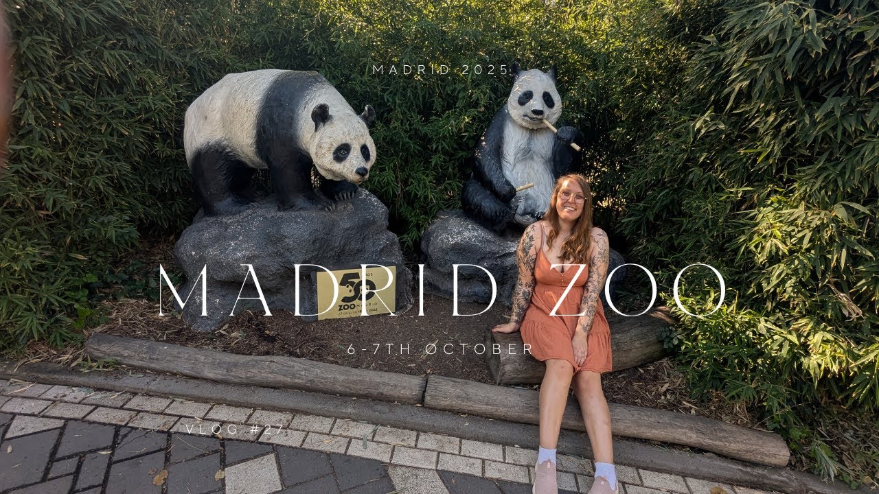 Travel day MAN-MAD and Our First Visit to Madrid Zoo and Aquarium! | Oct 2025