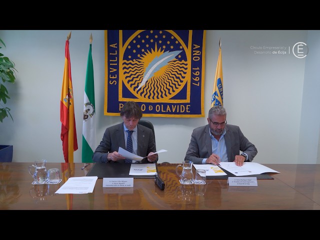 CEDÉ y la UPO firman un acuerdo histórico para acercar la universidad a Écija