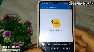 CARA BERGABUNG DI GRUP TELEGRAM . MUDAH BANGET