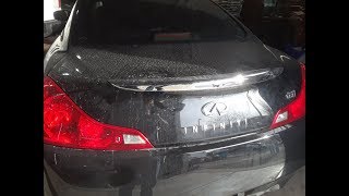 Infinity G35 & G37 Paint Code Locations