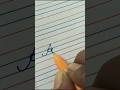 Name writing practise in english || Cursive letters writing #calligraphy #art #ytshorts #shorts