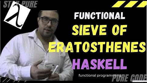 Sieve of Eratosthenes in haskell