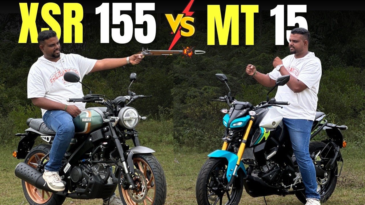 🤔Yamaha XSR 155 vs MT-15 Comparison | Which One is Best? | Tamil