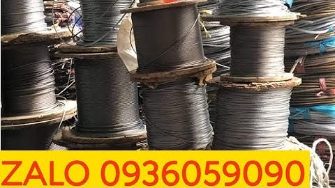 Bán dây cáp inox làm bẫy heo rừng. Cáp inox 304 thả cá. Cáp inox làm chài điện. Cáp inox bẫy chồn.