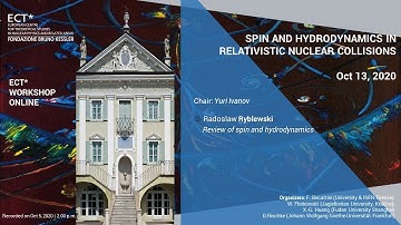 Spin and Hydrodynamics_Oct 13 | Radoslaw Ryblewski
