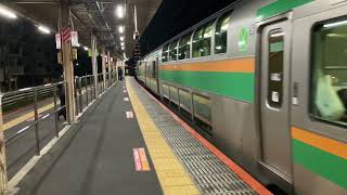 【尾久駅】E231系 普通列車到着