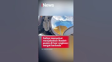 Astronaut UEA Lihat Matahari Terbit dan Terbenam 16 Kali dalam Sehari! #shorts #viral