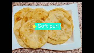 Soft puri recipe #momskitchen #tastyfood #softpuri
