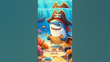 Cá mập truy tìm kho báu ở đại dương #shark #shorts #ai #chatgpt #hinhanh