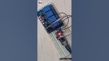 Relay Switching Effect using Arduino #shorts #youtubeshorts #ytshorts #arduinoproject