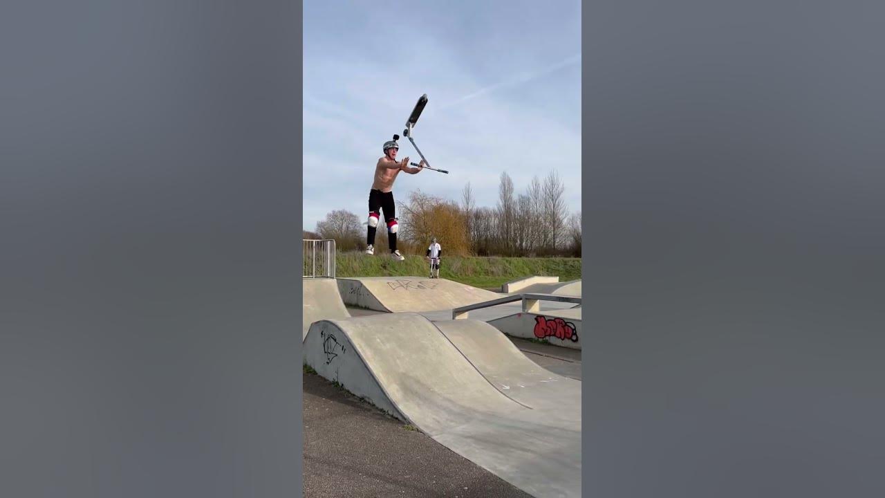 3ft Ramp Banger!👌🏼 #scooter #skatepark