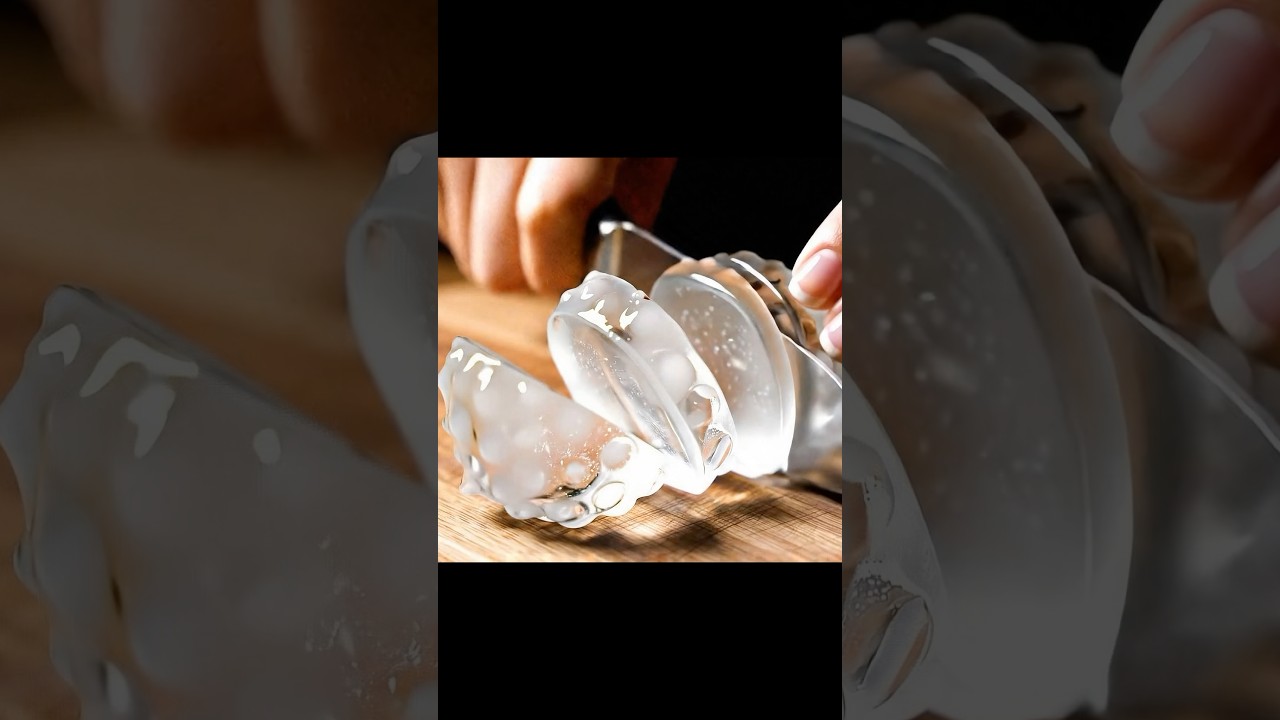 Glass Fruit Cutting ASMR 🫠 