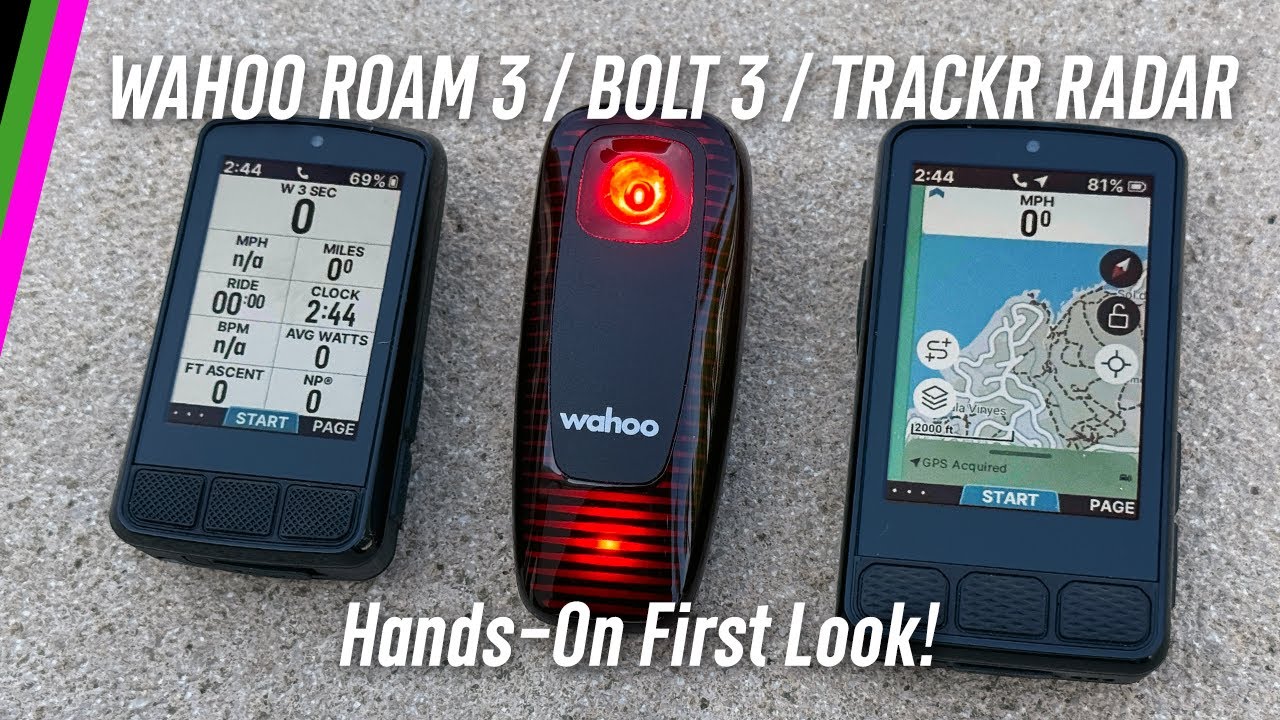 Wahoo ELEMNT ROAM 3 / BOLT 3 / RADAR First Look! What's New