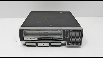 Hanimex HC6010 1973 Auto Reverse Car Cassette Repair