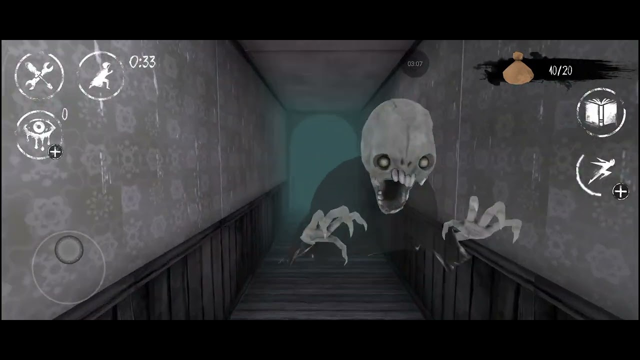 Gameplay w szpitalu. Eyes the horror game 