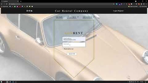 Rent A Car Project With Web API and Angular 11