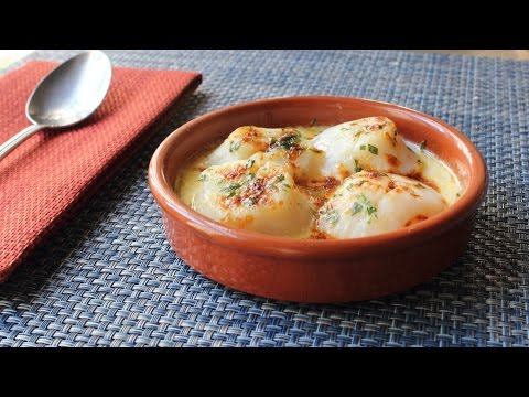 Scallop Gratin - Fast & Easy Broiled Scallop Gratin