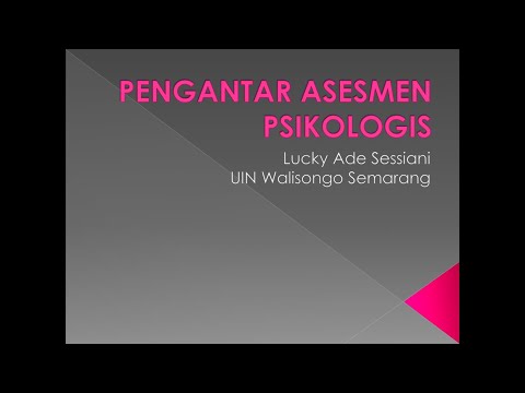 Pengantar Asesmen Psikologis