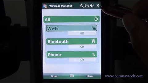 ComNav T300 Configuration UHF Mode