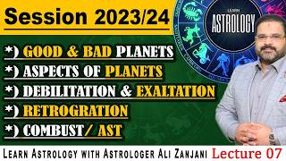 G/B Planets | Aspects Of Planets | Habot & Sharf | Retrogration | Comnust/Ast | Lec 07 | Ses 23&24