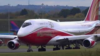 Boeing 747 at Birmingham Airport (BHX)