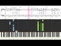 【Piano】White parasol白いパラソル（松田聖子Matsuda Seiko）