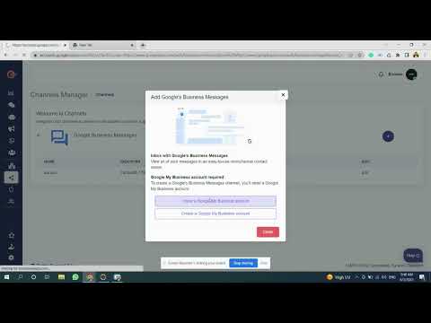 OAuth 2.0 Flow for Google Business Messages