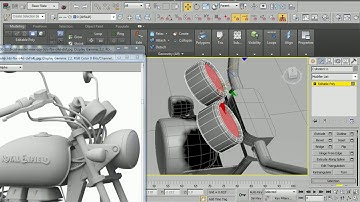 Tutorial on Modeling and texturing a bike in 3dsmax ( Part 2)