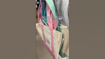 Trader Joe’s dropped their new mini pastel tote bags today! 🌸☁️ #traderjoes