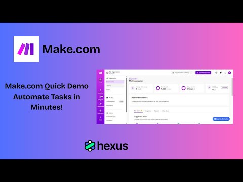 Step-by-Step Guide to Make.com | A Quick Demo