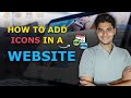 Step-by-step Tutorial | Learn How To Add Icons in a website - Hamburger Button