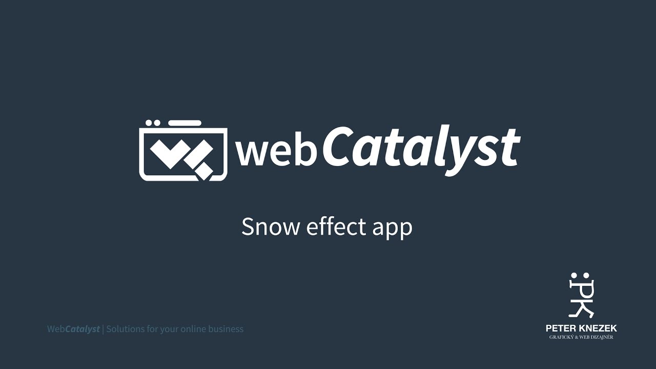 Snow Effect App Snow effect APP for Business Catalyst - YouTube