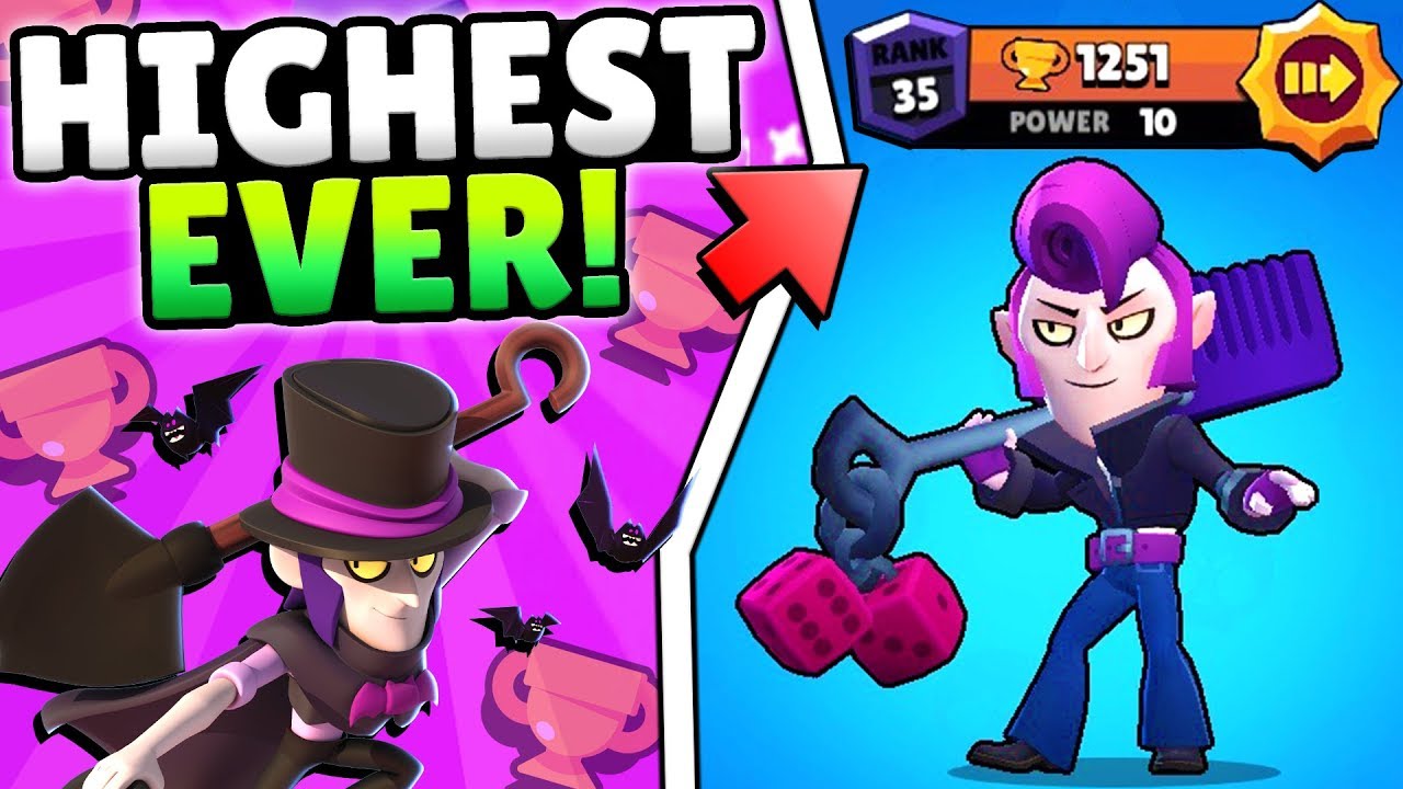 Highest Trophy Mortis Ever Rank 35 Gameplay Pro Shares Secret Mortis Tips To Win Every Matchup Youtube - gain rang brawl star