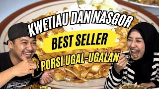 KWETIAU DAN NASI GORENG EKONOMIS TAPI PORSINYA UGAL-UGALAN! DIJAMIN ENAK DAN KENYANG! feat DHEAVA