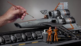 Battlestar Galactica: Colonial Viper And Launch Pad Diorama | RESIN PRINT |