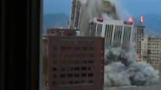 Key Bank Tower implosion - earthquake included