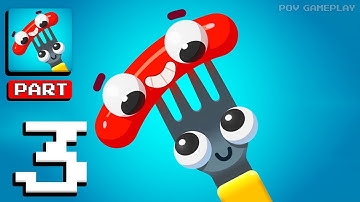Fork N Sausage - Gameplay Walkthrough Part 3 — Relax, Laugh & Play | ASMR Best Mobile Game Moments