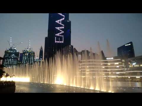 DUBAI MALL FOUNTAIN SHOW |  TRAVELING  SAGA