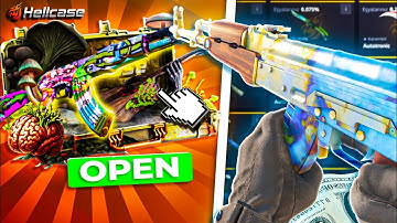 CS2 NEW UPDATE I TRIED TO PULL RED SKIN !! Hellcase Promo Code 2025