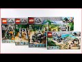 Compilation Lego Jurassic World: Legend of Isla Nublar All Sets 2019