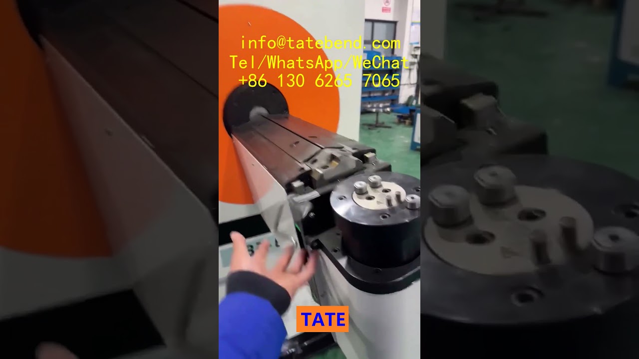 Máquina de dobra de arame para produção contínua e automática