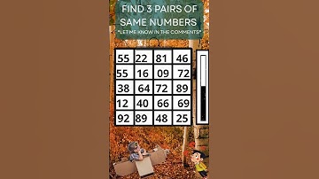 Find 3 PAIRS of identical Numbers to WIN!