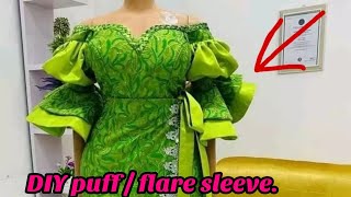 HOW TO MAKE THIS TRENDY PUFFED FLARED SLEEVE.